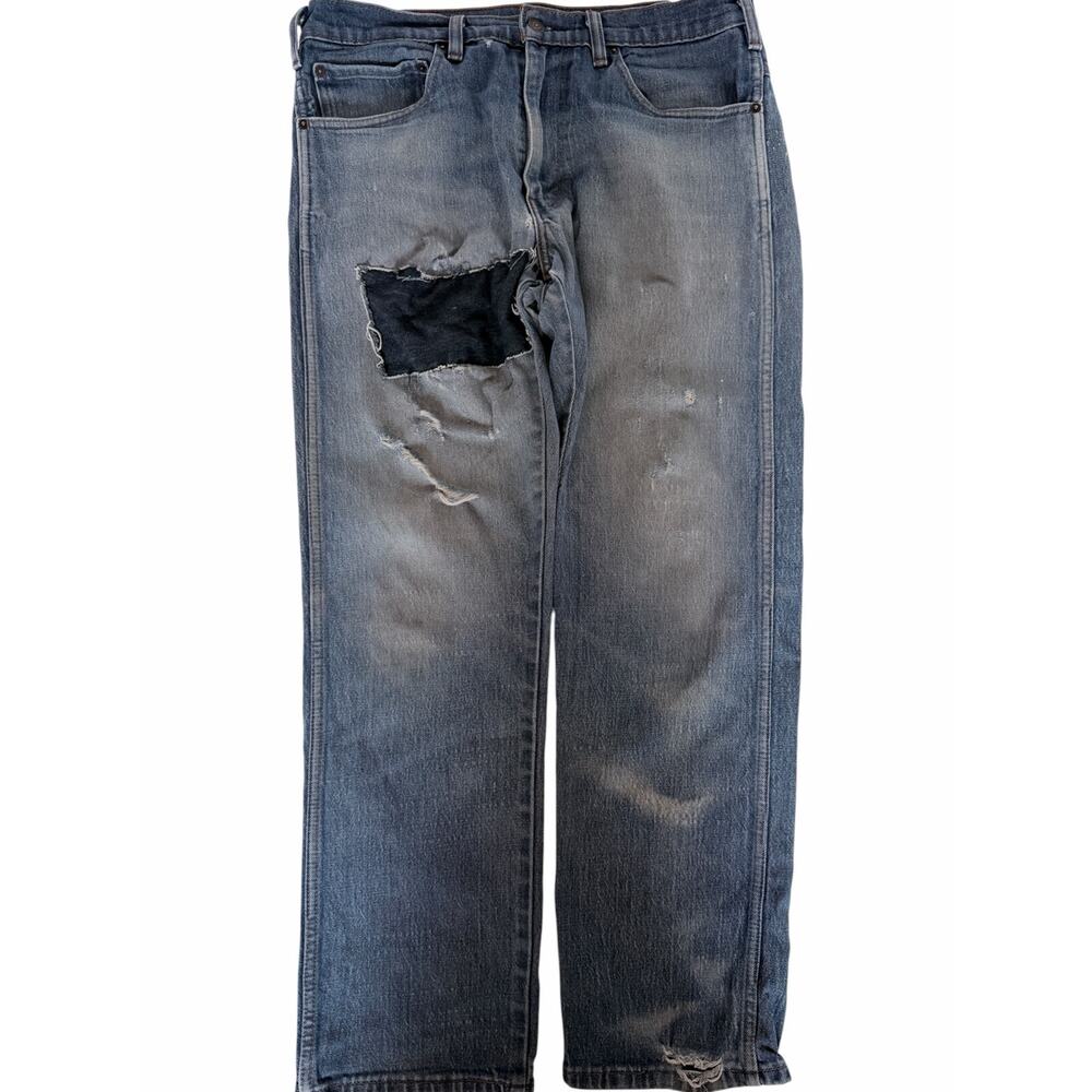 Levi Strauss 550 Jeans Mens 35x32 Blue Denim Relaxed Fit Classic Pants